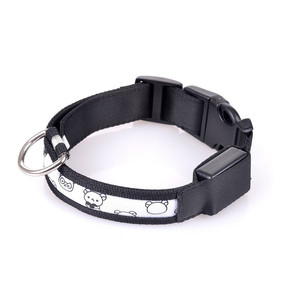 <span class=keywords><strong>Collar</strong></span> <span class=keywords><strong>LED</strong></span> con patrón de oso, <span class=keywords><strong>Collar</strong></span> nocturno, <span class=keywords><strong>Collar</strong></span> duradero para perros al aire libre, suministros para mascotas - Product Image 1