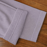 Peignoir en coton gaufré de qualité supérieure pour femme, col châle, manches longues, doux, avec logo personnalisé, vente en gros, direct usine