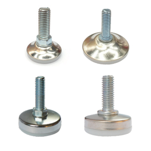 Nivelador de herrajes para muebles, nivelador y espiga de gabinete de plástico ajustable, nivelación roscada ajustable, <span class=keywords><strong>Base</strong></span> de pie de acero, pies de silla - Product Image 6