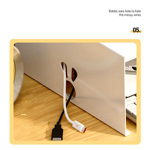 Support de moniteur Riser blanc 2 niveaux étagère de <span class=keywords><strong>bureau</strong></span> en métal support d'écran d'ordinateur support de moniteur d'ordinateur portable avec rangement pour <span class=keywords><strong>bureau</strong></span> - Product Image 3