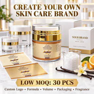 Krim Wajah Perawatan Kulit Double <span class=keywords><strong>Glutathione</strong></span> Vitamin C Organik Alami Label Pribadi untuk Semua Jenis Kulit - Product Image 5