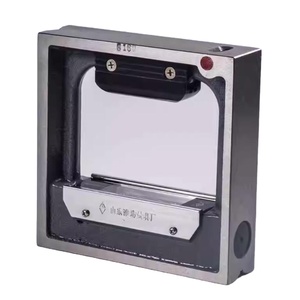 Niveau à bulle carré en fer, garantie 1 an, graduations 100mm/150mm/200mm/250mm/300mm, précision 0,02mm/m - Product Image 2