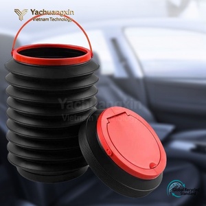 Cubo Plegable Portátil de Almacenamiento de 4L, Material PP Impermeable para Camping y Uso en Exteriores - Product Image 4