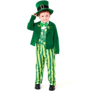 Nuevo Vestido de Fiesta de Duende Irlandés para Niñas, Disfraz Divertido de Trébol de Cuatro Hojas Verde para Niños Pequeños - Product Image 5