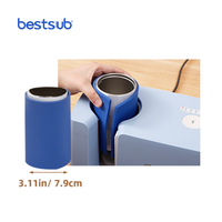 BestSub En gros Transfert thermique par sublimation pour gobelets et tasses en silicone bleu pour presse à tasses - Tendance mode Cadeau Fête des Pères