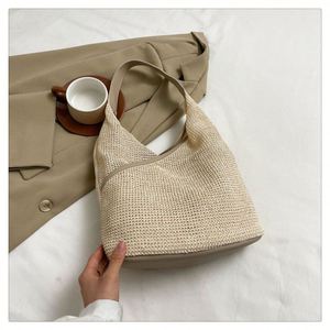 Luxury Design Straw Woven Tote <b>Bags</b> Summer Casual <b>Large</b> Capacity Handbags New Fashion <b>Beach</b> Women Shoulder Shopping <b>Bag</b> - Product Image 3