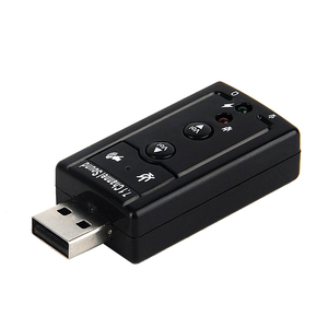 Tarjeta de sonido USB externa 7,1 para auriculares, Adaptador de <span class=keywords><strong>Audio</strong></span> de auriculares de 3,5mm, tarjeta de sonido de teléfono para Mac, Win, ordenador, Android y Linux - Product Image 1