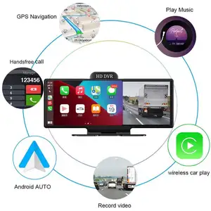 10.26 "Touch Screen Wireless WiFi BT Carplay Android Auto Auto 4K Dashcam DVR