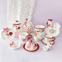Ensemble d'assiettes en céramique Vaisselle en porcelaine Vaisselle Ensemble de table à dîner domestique Ensemble de vaisselle de luxe Cadeaux en céramique mate