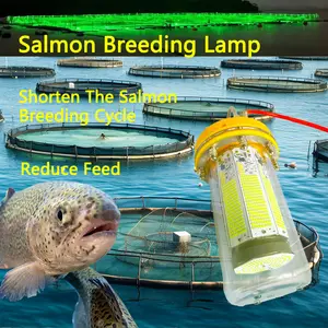 Màu Xanh Lá Cây 1100W 8 Side Glow Cộng Với Dưới Ánh Sáng Mạnh Mẽ Chìm Carpfishing LED Sâu Drop Dưới Nước Ánh Sáng Câu Cá