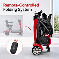 Scooter de mobilité Auroride ES-L4 36V 15Ah à double moteur, 4 roues, conforme à la norme EN17128, stock UE, scooter de mobilité pour personnes âgées avec pliage automatique