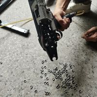 Pistolet pneumatique C7C/760 pour agrafes C, agrafeuse à air pour agrafes C17 C24, idéal pour le bricolage de gabions, cages à volailles, canapés et matelas