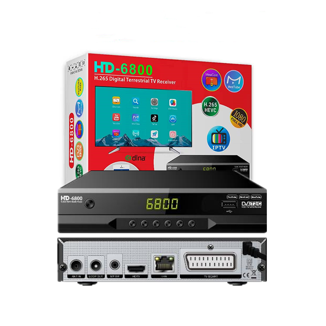 Uuvision DVB-T2 H.265 Set Top Box Decodificador TV Digital Terrestre 1080p DVB Decoder HD Digital TV Box Support CC