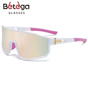 Moda High End Outdoor Sport Óculos De Sol Logotipo Personalizado Mens Baseball Ciclismo Esportes Óculos De Sol Polarizados