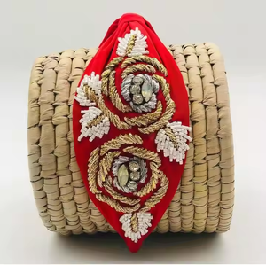 เครื่องประดับผมแบบผูกปมสำหรับวันหยุดประดับอัญมณีสำหรับผู้หญิงและผู้หญิงผู้ผลิตในอินเดีย - Product Image 3