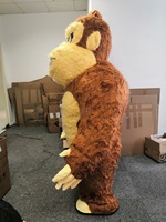 Costume de mascotte de singe gonflable en peluche de haute qualité Costumes de carnaval d'halloween Costume de mascotte Kingkong