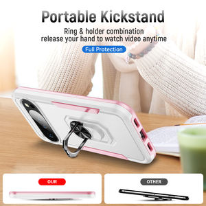 Funda Protectora para Teléfono Móvil con Anillo Magnético Híbrido de TPU y PC 2 en 1 de Primera Calidad para Google <span class=keywords><strong>Pixel</strong></span> 10/10 Pro/10 Pro XL/10A - Product Image 2