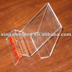 Single Clear Acrylic Plastic Books Holder Stand Acrylic Magazine Display Stand