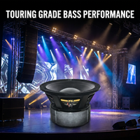 Haut-parleur de basses professionnel de 21 pouces avec aimant en ferrite et coque en aluminium, 4000W de puissance élevée, pour scène, événements, DJ, club