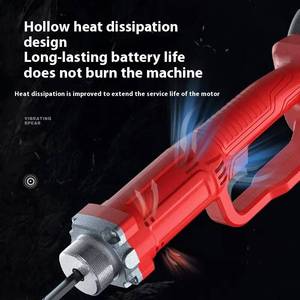 Vibrateur à béton portatif rechargeable 2500 tr/min, moteur vibrant sans fil pour béton, vibrateur industriel pour ciment - Product Image 6