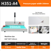 Máquina de Prensado Manual BYON H351 A3 - Línea de Encuadernación y Plegado de Cubiertas con Funciones de Encuadernación Gráfica