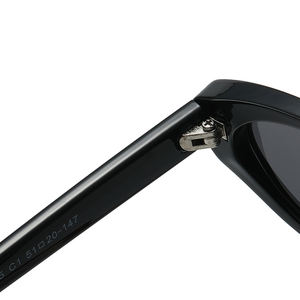 Lunettes de soleil personnalisées OEM ODM avec logo, design rétro, montures ovales UV400, pour femmes et hommes, de haute qualité - Product Image 2