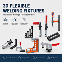 Gabarits et Fixations de Positionnement de Soudage Réglables, Accessoires de Serrage Modulaires de Haute Précision pour Table de Soudage Flexible 3D