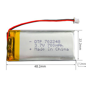 중국 제조업체 인증 3.7V Lipo 배터리 DTP702248 700 마 리 이온 3.7v 리튬 배터리 제조업체 - Product Image 2