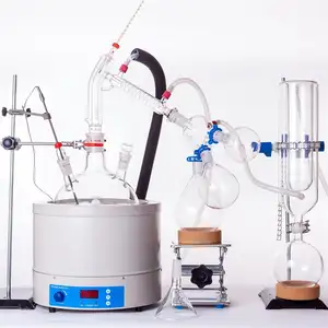 Borosilicate 3.3เคมีคอยล์แก้วควบแน่นหลอดห้องปฏิบัติการเครื่องแก้วเคมีสกัดเครื่องมือ Lab คอนเดนเซอร์สำหรับโรงเรียน