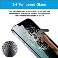 Protection d'écran en verre privée pour iPhone 18 Pro Max 17 Pro 16 15 Pro Max 14 13 12 11 7 8 XR XS – Sans emballage