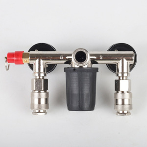 Plowing Air Regulator Black Hat Bracket With Gauge And Safety Valve For Air Compressor And Pump Accessories - Product Image 2