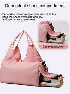 Venta caliente viaje gimnasio fitness deportes al aire libre yoga multifunción bolso de hombro impermeable seco húmedo bolsa separada <span class=keywords><strong>saco</strong></span> hombres mujeres - Product Image 5