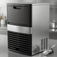 Bac de stockage de glace commercial en acier inoxydable robuste, seau de remplacement pour machine à glaçons, coffre de stockage pour machines à glaçons commerciales