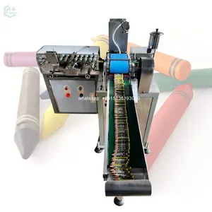 Automatic oil pastel wax crayon labelling wrapping making crayon machine price