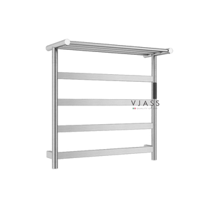 PVD ราวผ้าเช็ดตัวไฟฟ้าให้ความอบอุ่นสไตล์โรงแรมทันสมัยสำหรับห้องน้ำหรืออพาร์ตเมนต์ทำจากเหล็ก - Product Image 5