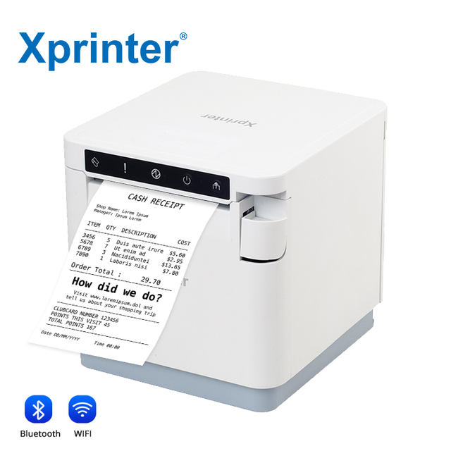 XP-T890H High Quality 300mm/s 3 Inches Direct Thermal Receipt Printer 83/80/58mm USB+Serial+Lan Xprinter