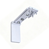Support mural réglable compatible avec la tringle à rideaux Somfy, support télescopique simple et double
