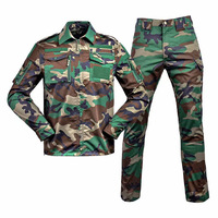 Ensemble uniforme tactique d'entraînement en plein air en coton Oxford camouflage résistant à l'usure pour les agents de sécurité unisexes
