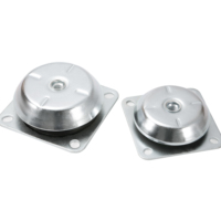 Amortisseur de vibrations en caoutchouc naturel de type carré FRHQ, robuste, anti-vibrations, pour compresseur, générateur, pompe