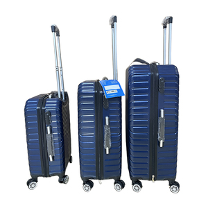 Sẵn Sàng Để Tàu Nhà Sản Xuất ABS Cứng Xe Đẩy Du Lịch Dây Kéo Vali Bộ 20 24 28 Inch Hành Lý Trong Kho - Product Image 2