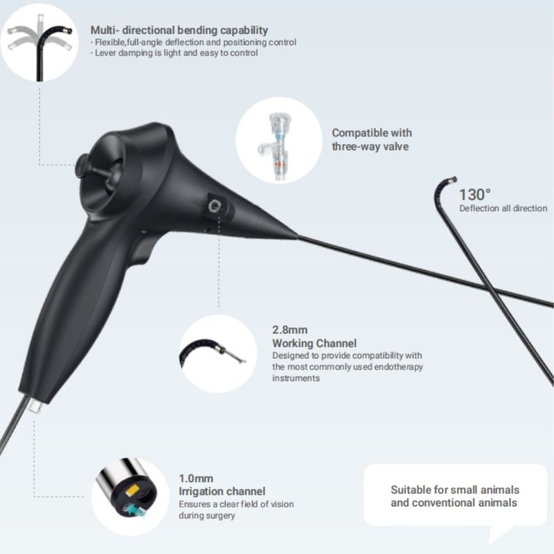 BESDATA Portable Flexible Veterinary Endoscope Equipment