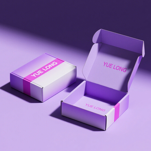 Biểu Tượng Tùy Chỉnh In Phẳng Gói Giấy Bao Bì Hộp Các Tông Sóng Các Tông Chết Cắt Gấp Kraft Bưu Phẩm Vận Chuyển Gửi Thư Hộp - Product Image 1