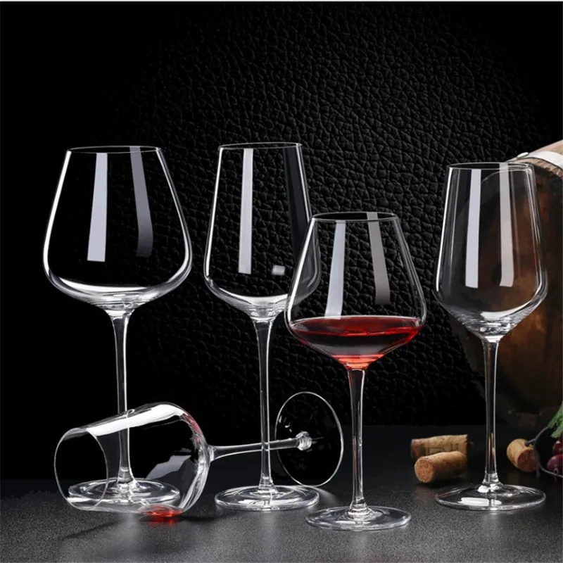 Service de verres à vin en cristal sans plomb, ensemble de verres à vin de luxe, pour cadeau de mariage de noël