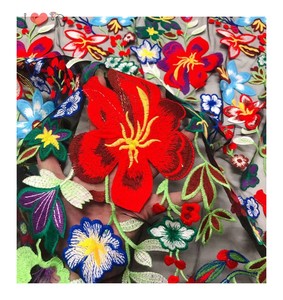 Tela de Tul Suave con Encaje Floral de Diseño Clásico <span class=keywords><strong>Valentino</strong></span> para Vestidos de Alta Costura - Product Image 4