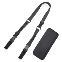 Sangle d'épaule réglable en nylon extensible, absorbant les chocs, respirante et rembourrée, pour le transport en extérieur et l'équipement de randonnée