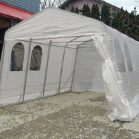 Abri de voiture portable robuste toutes saisons pour extérieur, 12x20 pieds, abri métallique pour voiture, tente, abri de neige, auvent