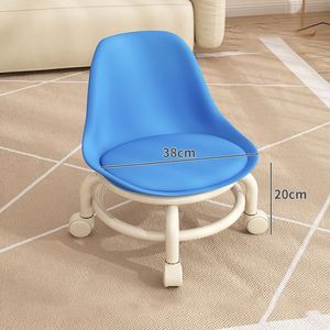 Thiết Kế Hiện Đại Phổ Bánh Xe Thấp Phân Với Ròng Rọc Cho Phòng Khách Kidsren Của Băng Ghế Dự Bị Lười Biếng Trở Lại Ghế Bé Tạo Tác Hộ Gia Đình Sử Dụng - Product Image 6