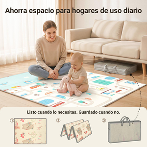 Alfombra <span class=keywords><strong>de</strong></span> Juego para Bebés, Alfombra Plegable <span class=keywords><strong>de</strong></span> Espuma XPE con Bolsa <span class=keywords><strong>de</strong></span> Transporte, Tamaño Grande 180x150cm, para Jugar en Interiores, Guardería y Guardería Diurna - Product Image 6