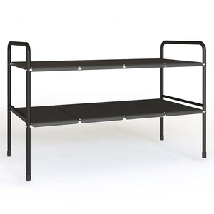 Metall Küchen spüle Rack Storage Organizer Erweiterbares Unter waschbecken Schrank regal für Badezimmer Aufbewahrung stopf freundlich - Product Image 1
