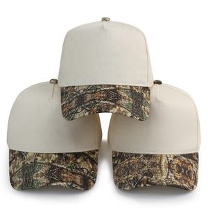 Бейсболка HBA54 унисекс с цифровым камуфляжем, 5-панельная, структурированная, двухцветная, с козырьком A-образной формы - Product Image 6